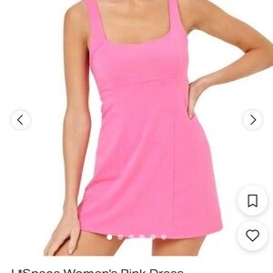 L*Space Vibrant Pink Activewear size women’s small worn once